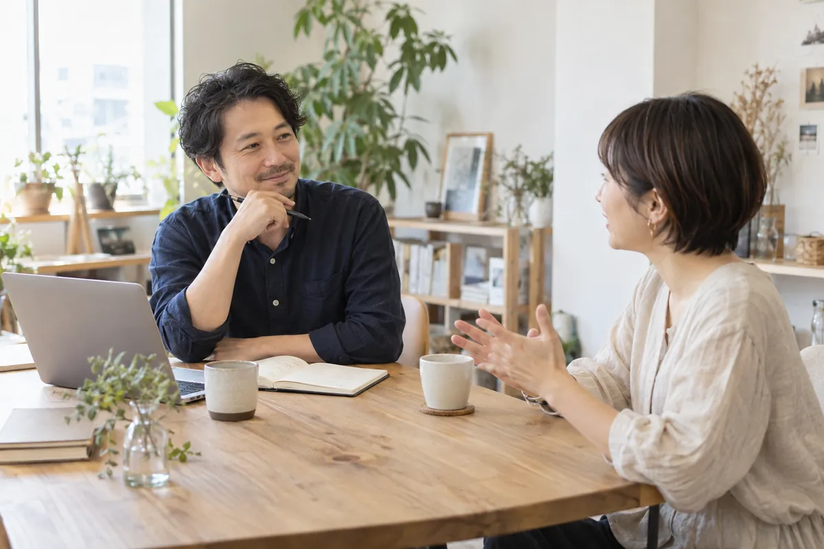 仕事の希望を丁寧に聞き取る相談のイメージ